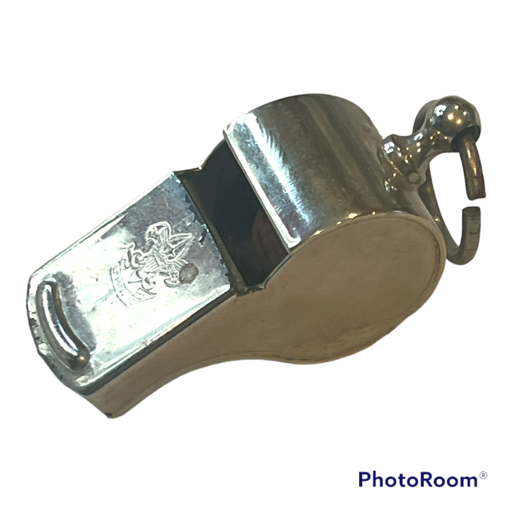 VINTAGE BOY SCOUTS OF AMERICA ("BSA") Metal Whistle-Made In the USA-Be Prepared